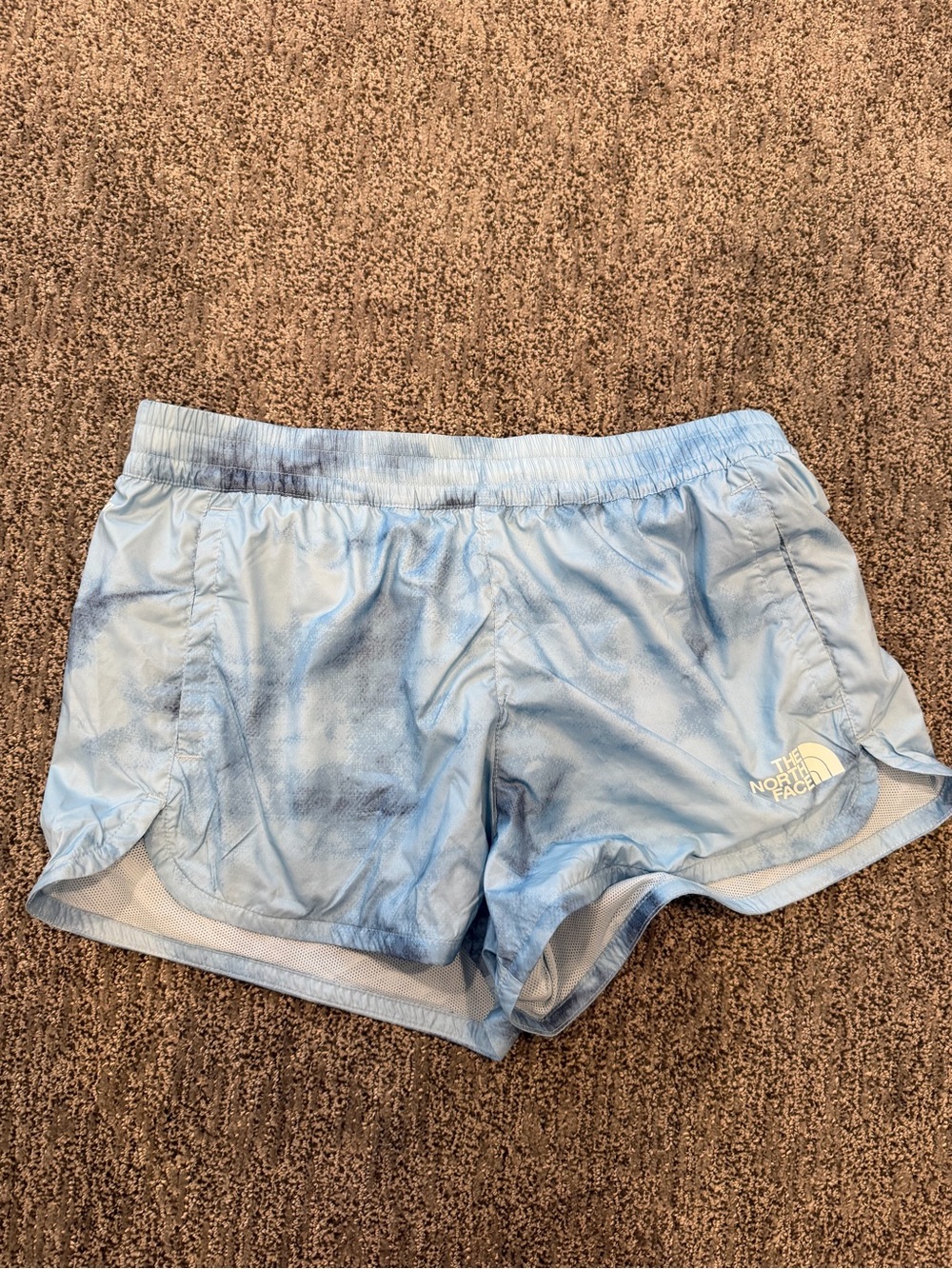 The North Face Women's Pale Blue Athletic Running Shorts